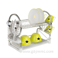 2 Tier Dish Rack With Drip Tray